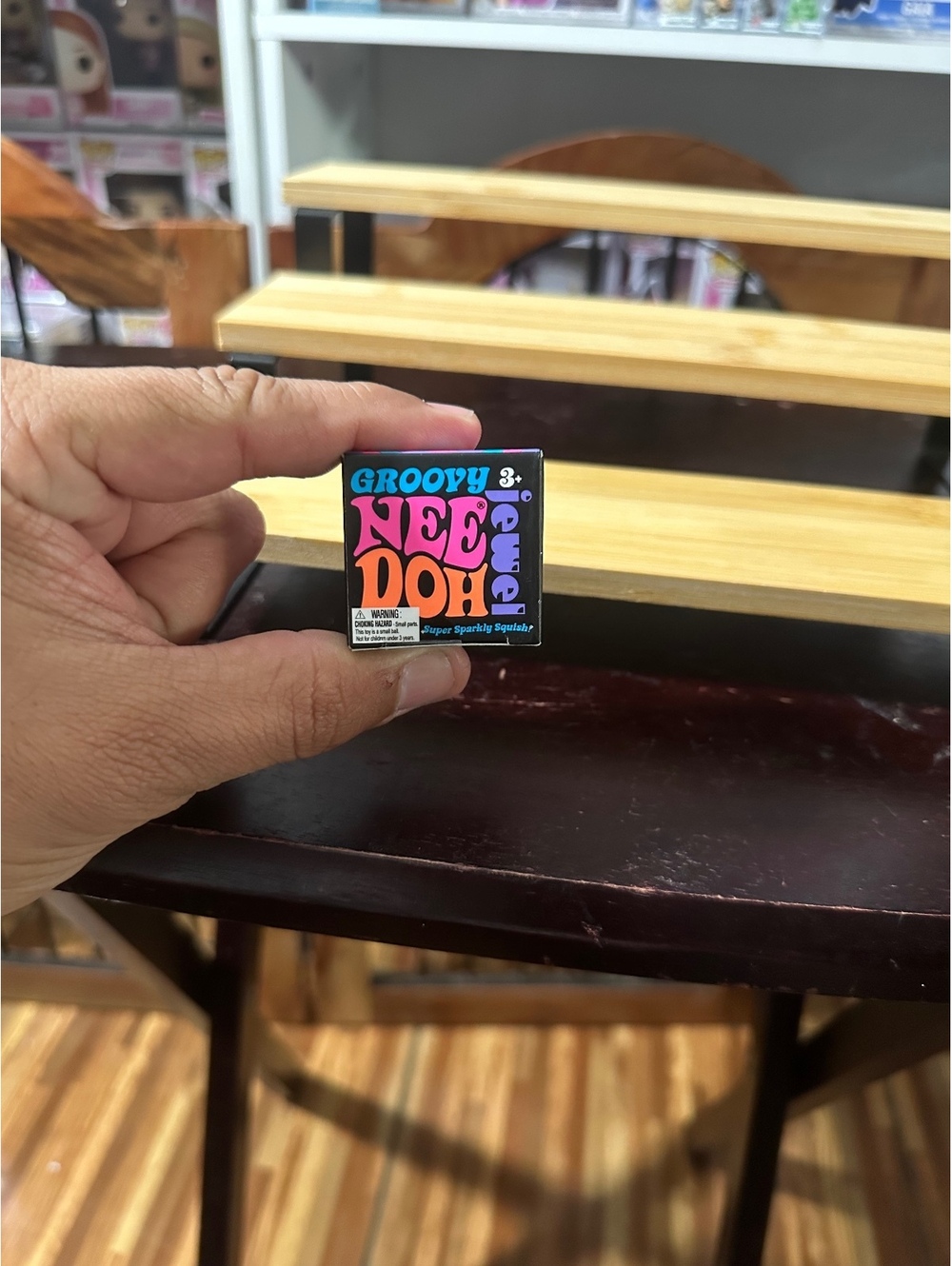 Groovy Nee Doh mini Super Sparkly Squishy Toy